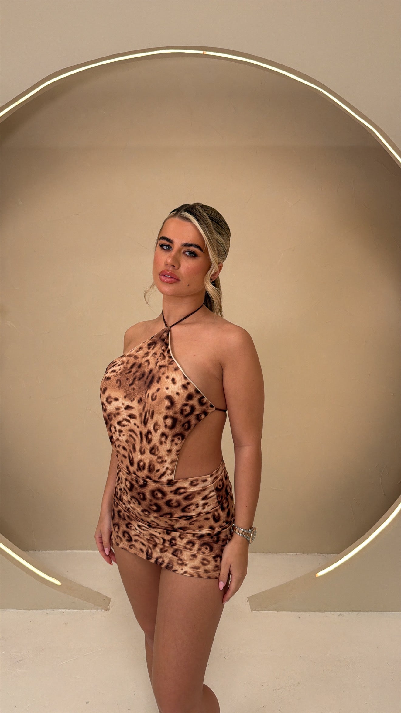 Leopard Mini Skirt