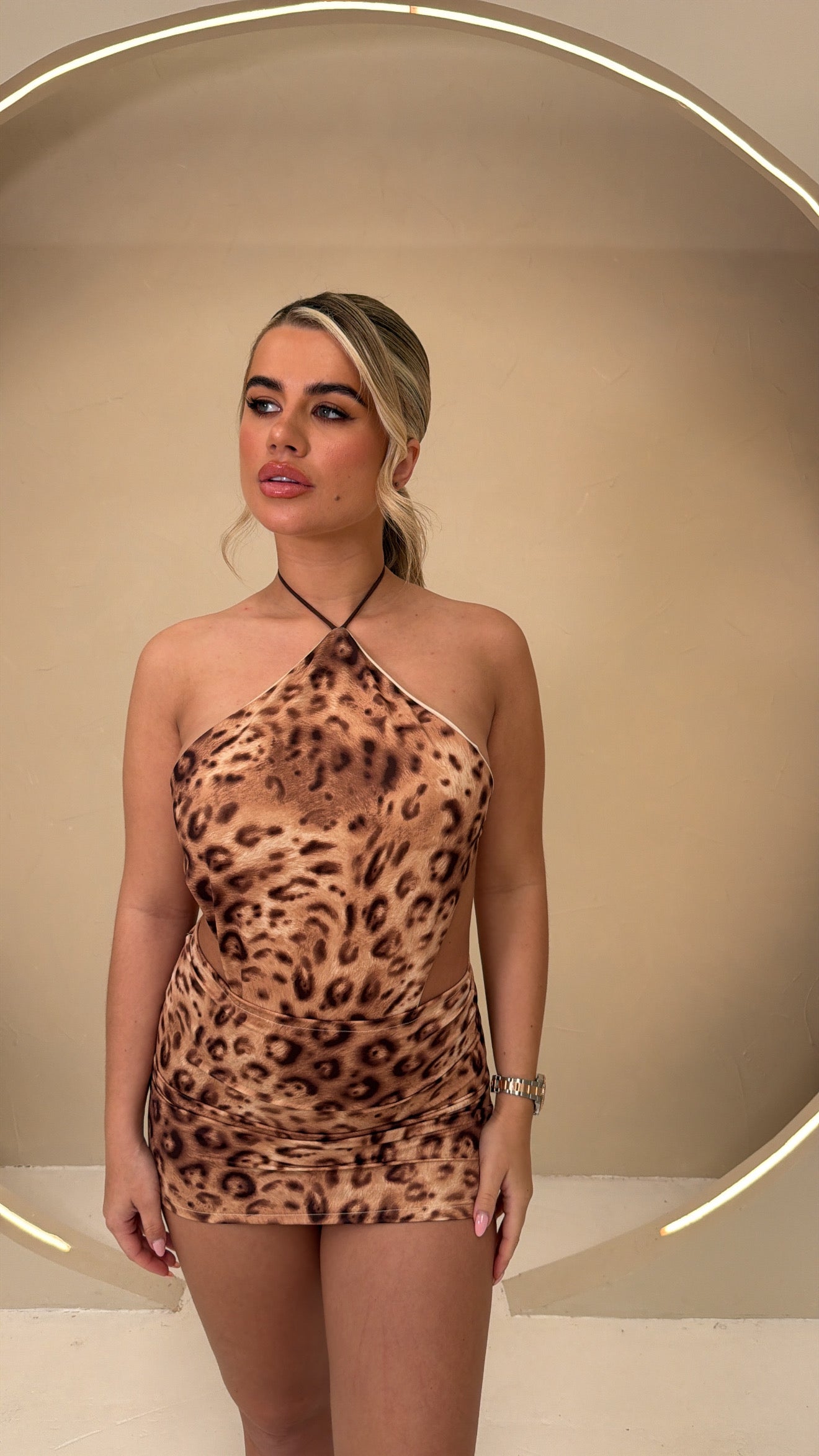 Leopard Mini Skirt